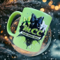 Preview: Tasse 330ml matt grün - MCC Design 3Bows